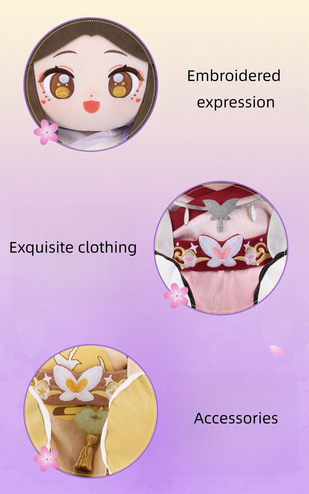 TGCF Sitting Plush Doll, Xie Lian & Hua Cheng 45230:841429