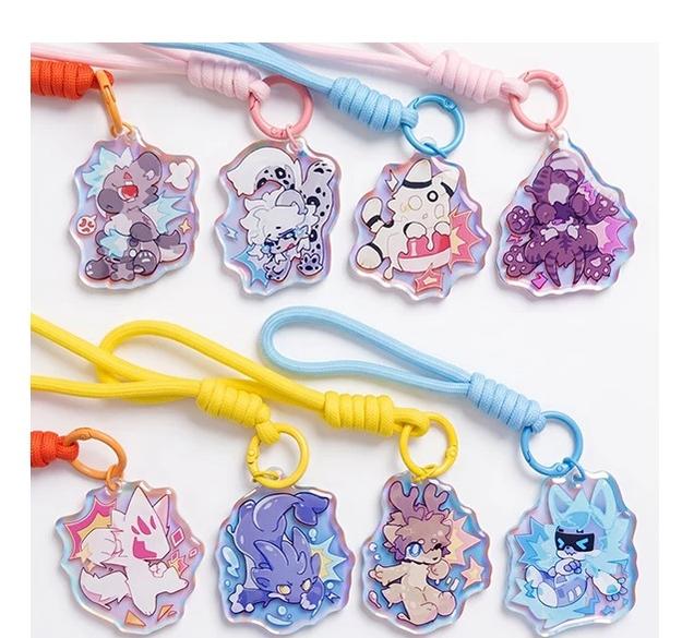 Changed SP Holographic Acrylic Keychain Charm Set - TOY-ACC-997E01 - CHANGED - 42shops