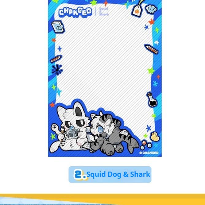 Changed Sticky Notes | Puro & Colin | Squid Dog & Shark 42923:758613