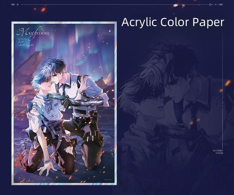 Little Mushroom Official An Zhe Lu Feng Badge Standee 43338:773782