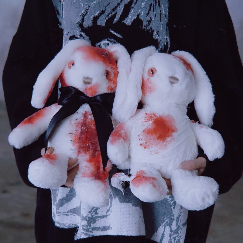 Halloween Hand-made Bloody Bunny Plush Toys – 42shops