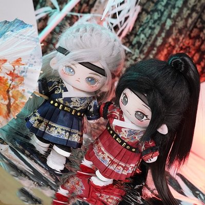 He Le Chinese Ancient Style Cute Cotton Doll