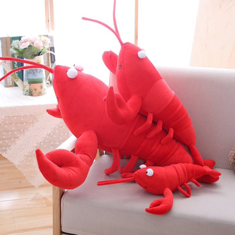 Big Red Crab And Lobster Plush Toys