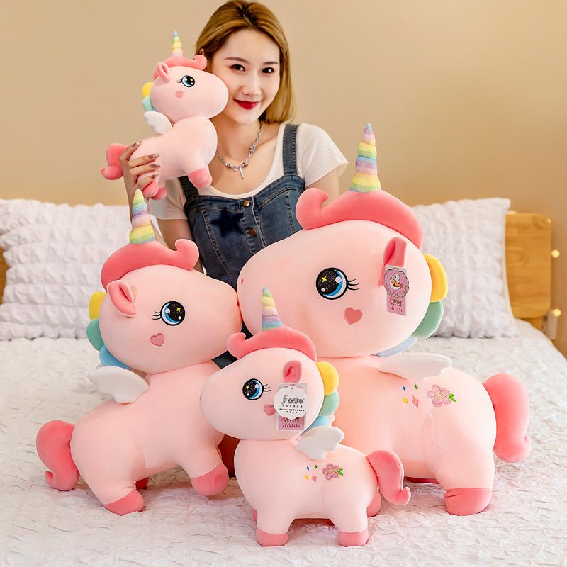 Pink Fluffy Unicorn Stuffed Animal pink-fluffy-unicorn-stuffed-animal