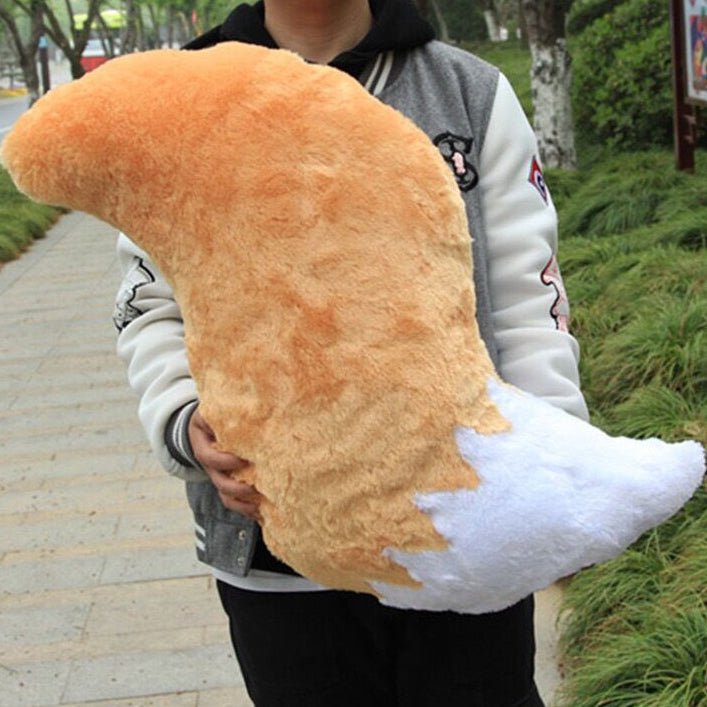 Furry Fox Tail Pillow for Bedroom/Living Room Sofa 7226:624531