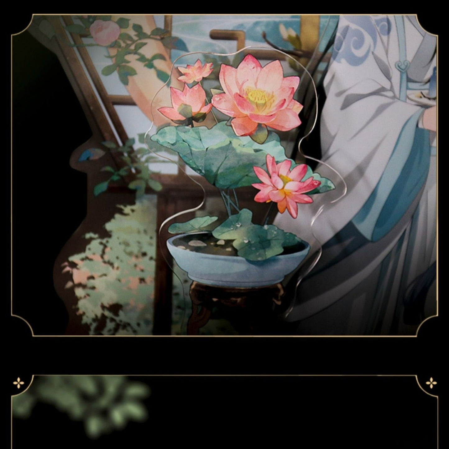 MDZS Lan Wangji Wei Wuxian Birthday Standing Plaque Colored Paper Badge Card 18368:315759 18368:315759