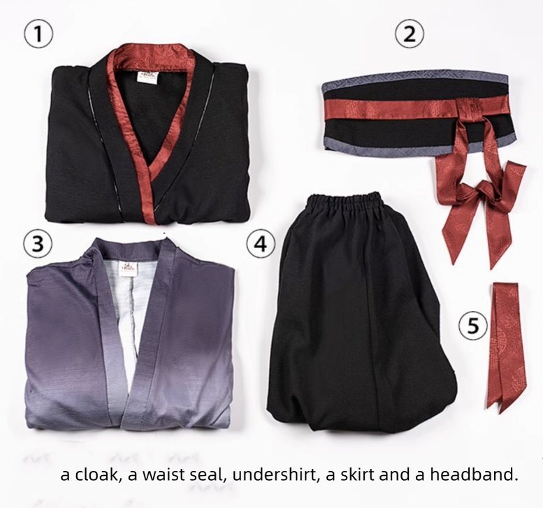 MDZS Yiling Patriarch Wei Wuxian Cosplay Anime Costume 15236:352263 15236:352263