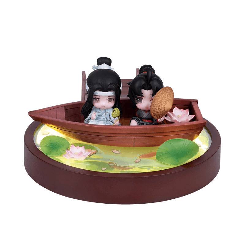 Mo Dao Zu Shi Cang Mei Er Chibi Wei Wuxian and Lan Wangji Lotus Boat  Individual Acrylic Stand