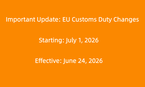 Important Update: EU Customs Duty Changes - 42shops