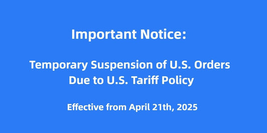 Store Announcement: Temporary Suspension of U.S. Orders Due to U.S. Tariff Policy - 42shops