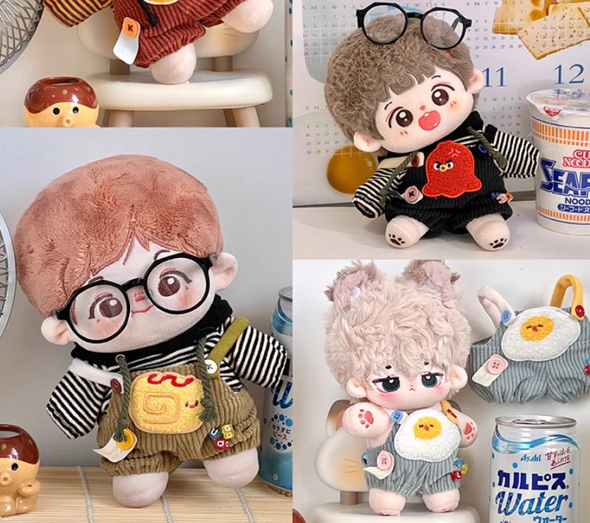 15 cm Cotton Doll Clothes Hoodie 20 cm Doll Overalls - TOY-ACC-79309 - Uchuuu Store - 42shops