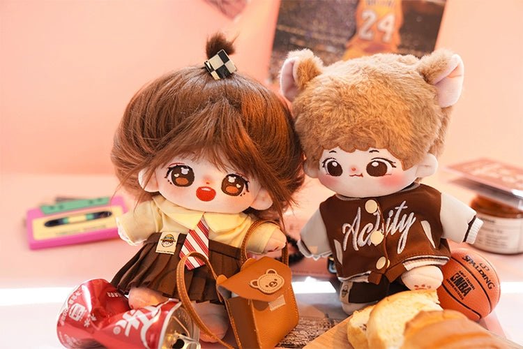 20cm Girls Cotton Doll And Doll Clothes Set - TOY-PLU-144633 - GuliGuli - 42shops