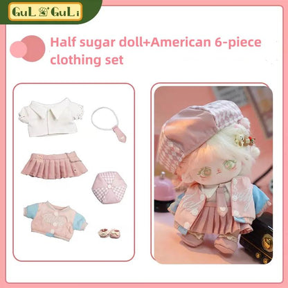 20cm Girls Cotton Doll And Doll Clothes Set - TOY-PLU-144631 - GuliGuli - 42shops