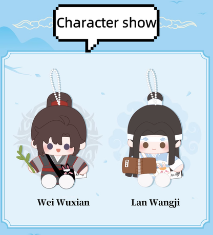 MDZS Cotton Doll Wei Wuxian Lan Wangji Plush Keychain 40064:650960