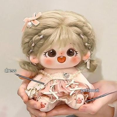 Cotton Doll Doll Clothes Doll Wig 7.9 Inches 32046:408540