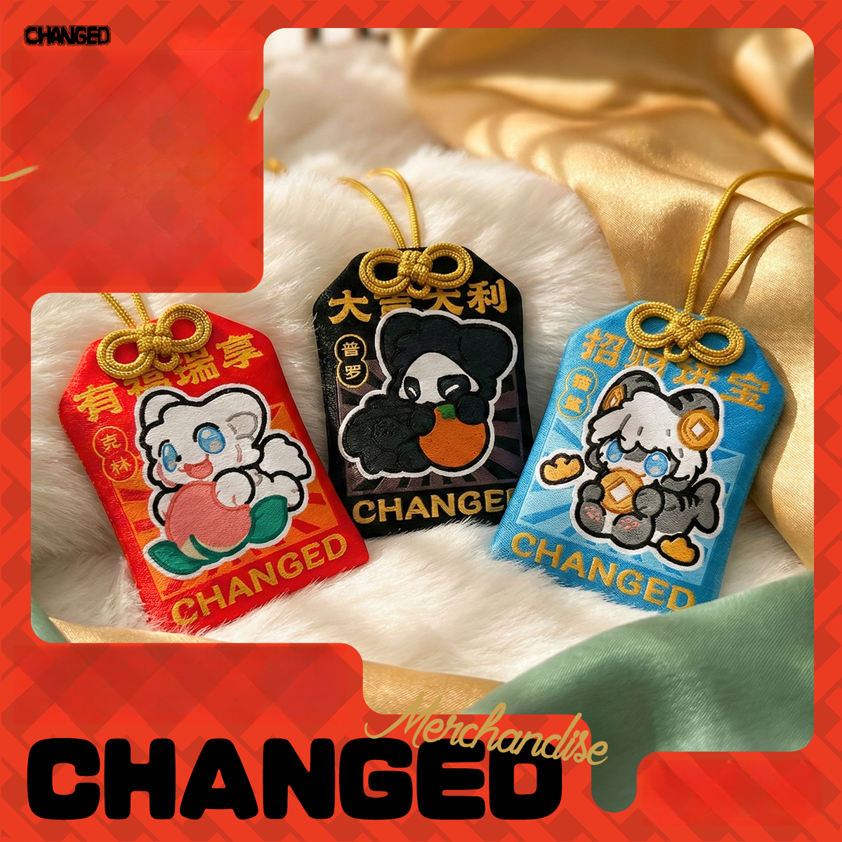 Chinese New Year Changed Merch Set, Puro, Colin, and Shark 44667:817866