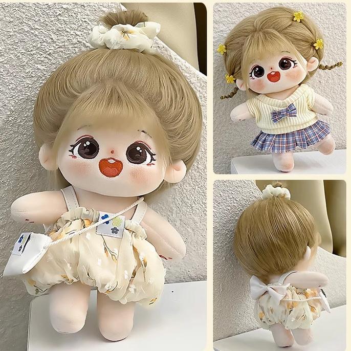 Cotton Doll Doll Clothes Doll Wig 7.9 Inches 32046:380550