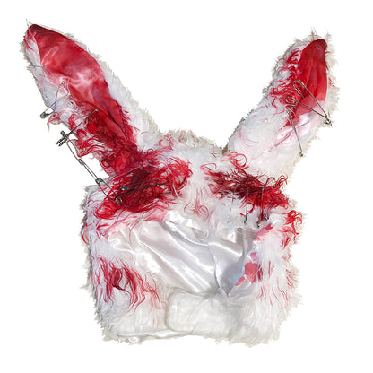 Halloween Dark Gothic Original Handmade Bloody Rabbit Headcover