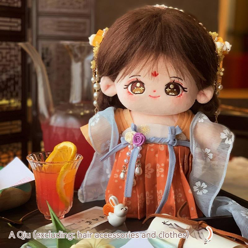 Aqiu Ancient Style Cotton Doll Hanfu Doll Clothes