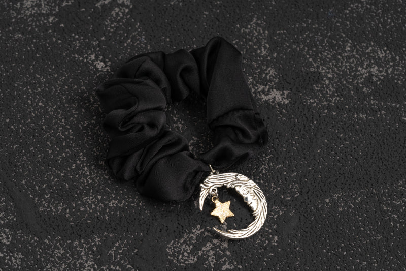 Halloween Dark Gothic Original Handmade Moon Pendant Hair Accessories