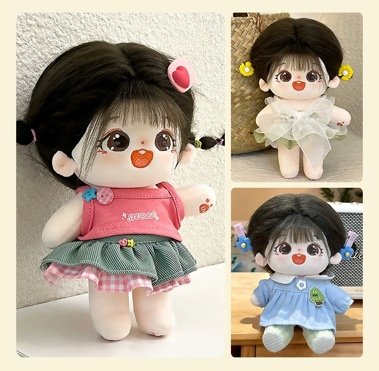Cotton Doll Doll Clothes Doll Wig 7.9 Inches 32046:380534