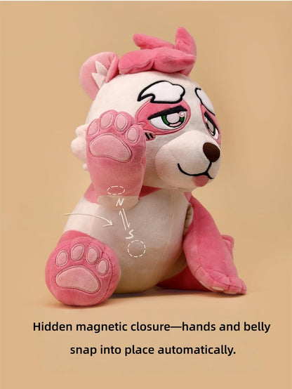 Alex the Pink Panda Plush Doll, Removable Outfit - TOY-PLU-152603 - Plush Husband Limited Drop Shop - 42shops