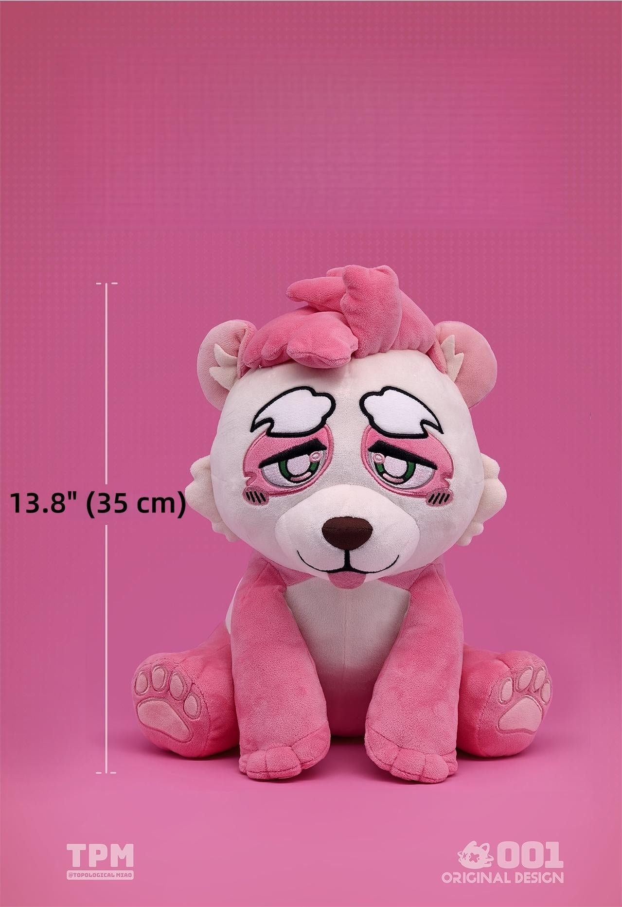 Alex the Pink Panda Plush Doll, Removable Outfit - TOY-PLU-152603 - Plush Husband Limited Drop Shop - 42shops