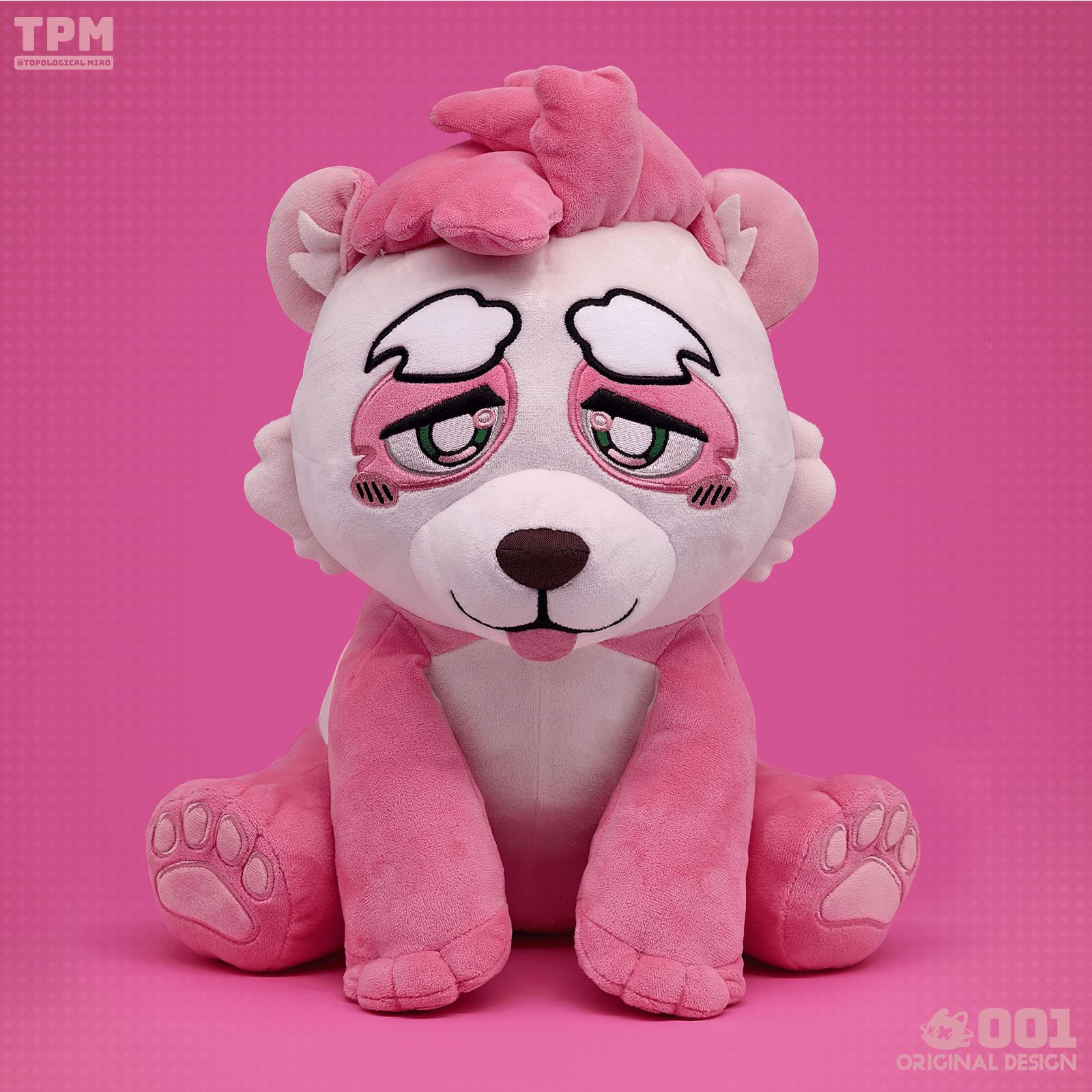 Alex the Pink Panda Plush Doll, Removable Outfit - TOY-PLU-152601 - Plush Husband Limited Drop Shop - 42shops