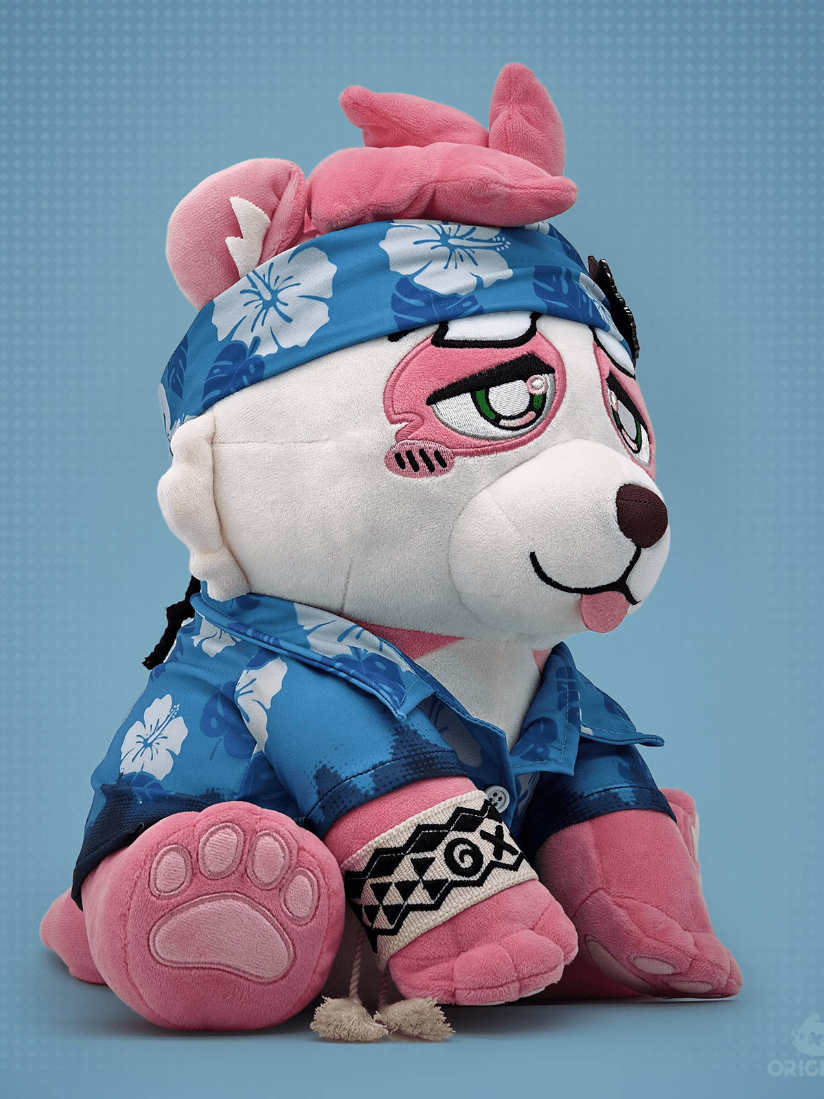 Alex the Pink Panda Plush Doll, Removable Outfit - TOY-PLU-152601 - Plush Husband Limited Drop Shop - 42shops