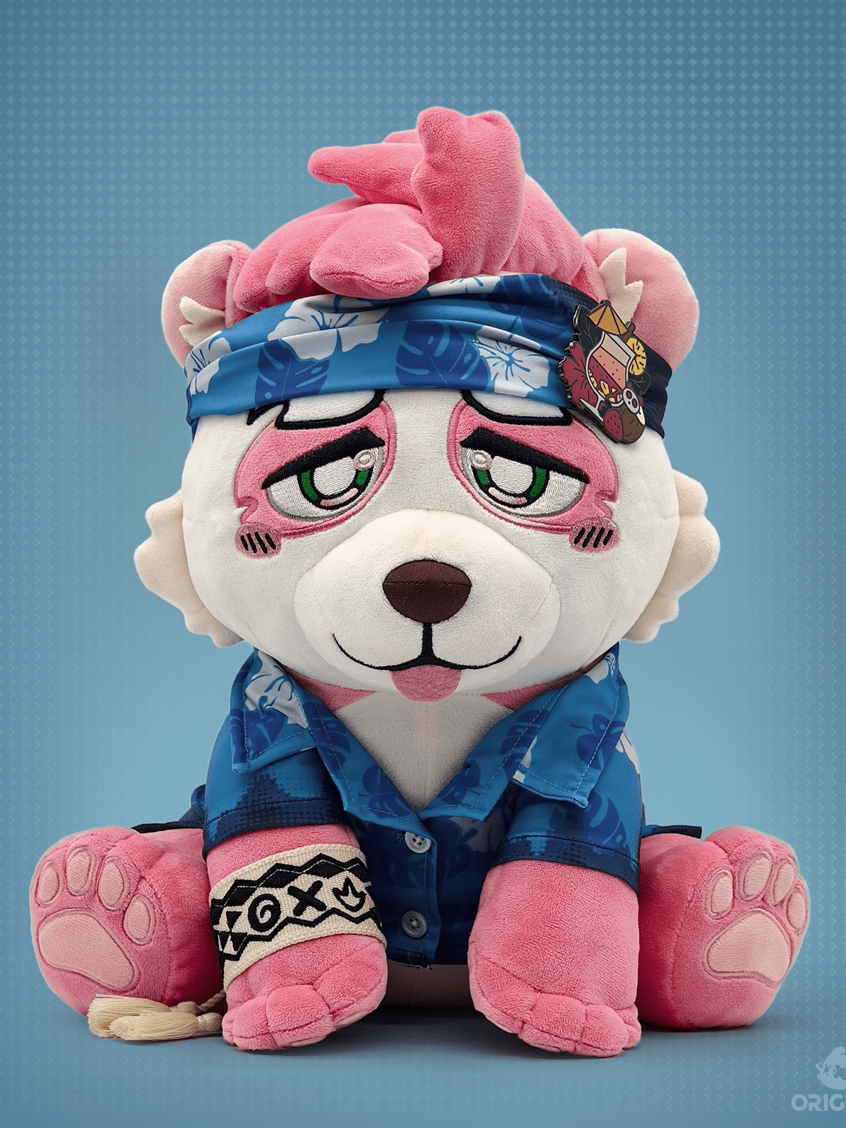 Alex the Pink Panda Plush Doll, Removable Outfit - TOY-PLU-152601 - Plush Husband Limited Drop Shop - 42shops