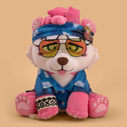 Alex the Pink Panda Plush Doll, Removable Outfit - TOY-PLU-152602 - Plush Husband Limited Drop Shop - 42shops
