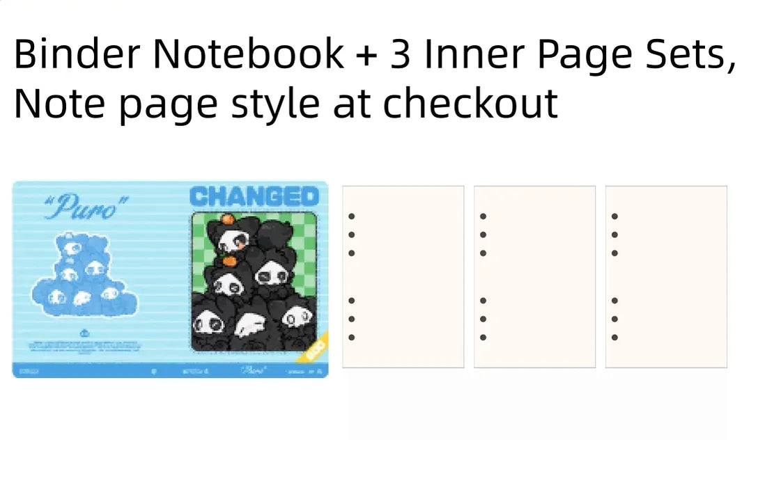 Changed Puro A5 Loose Leaf Notebook 45762:861652