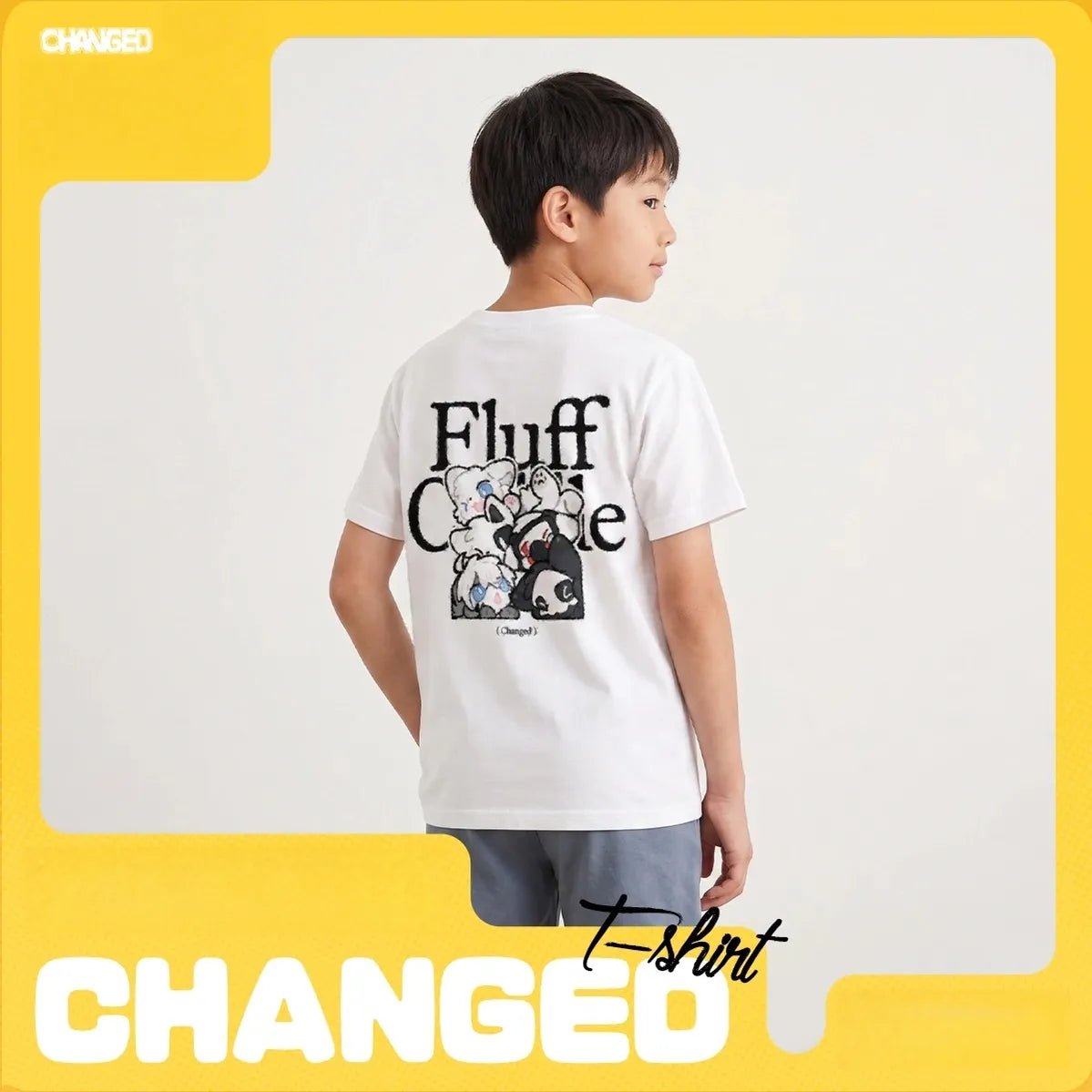 Changed Cotton T-Shirt, Puro Print - COS-CO-248E07 - Changed - 42shops