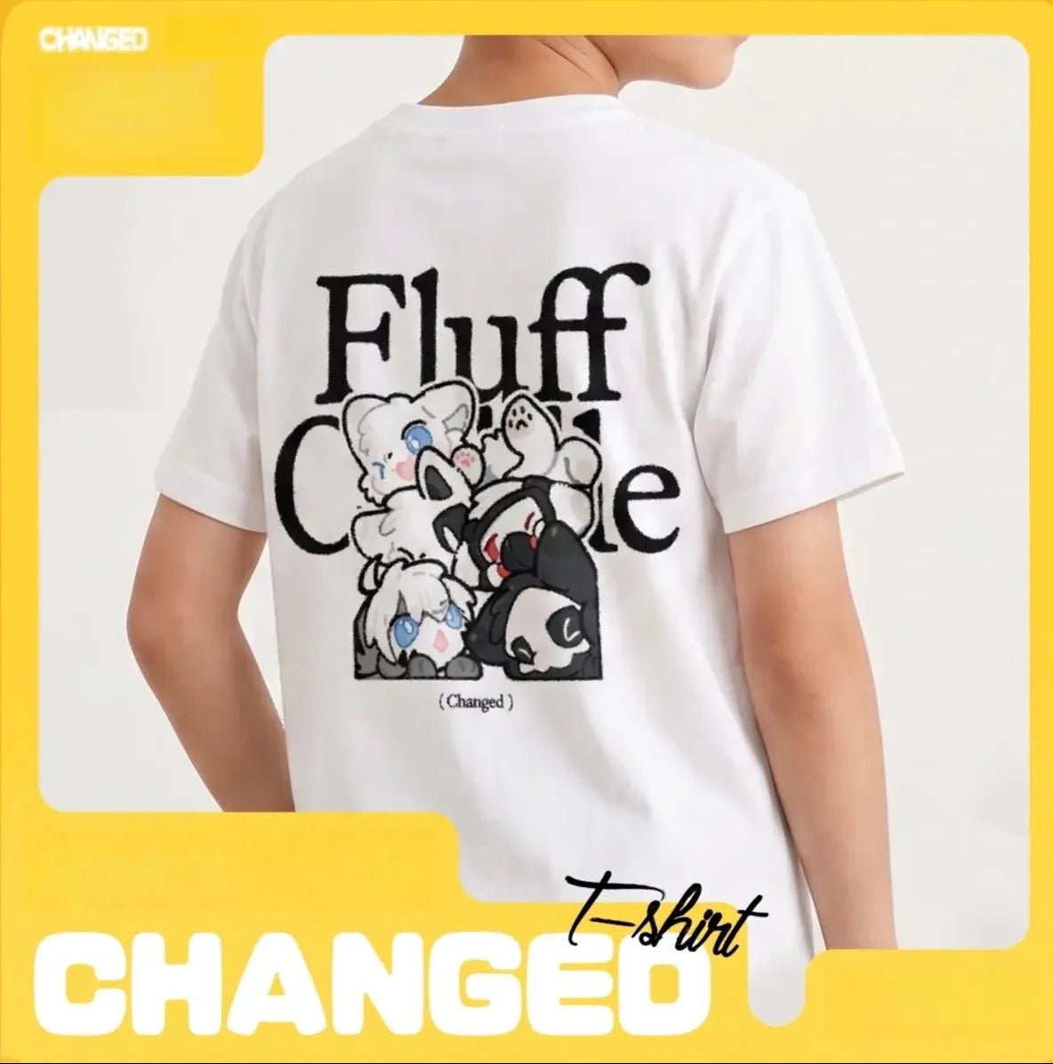 Changed Cotton T-Shirt, Puro Print - COS-CO-248E01 - Changed - 42shops