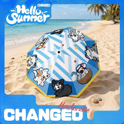 Changed Foldable Auto Umbrella, Puro Printed - TOY-ACC-987E01 - Changed - 42shops