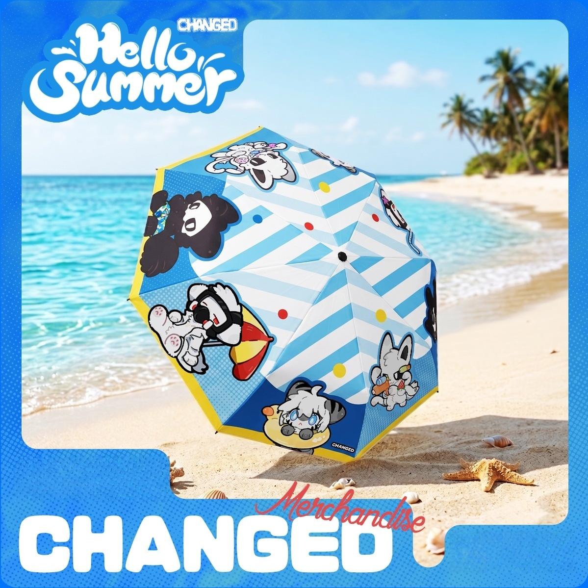 Changed Foldable Auto Umbrella, Puro Printed - TOY-ACC-987E01 - Changed - 42shops