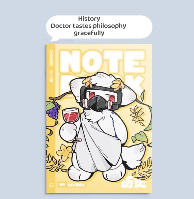 Changed Furry Lab B5 Notebook For Homework - TOY - ACC - 82207 - Changed - 42shops