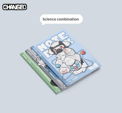 Changed Furry Lab B5 Notebook For Homework - TOY - ACC - 82211 - Changed - 42shops