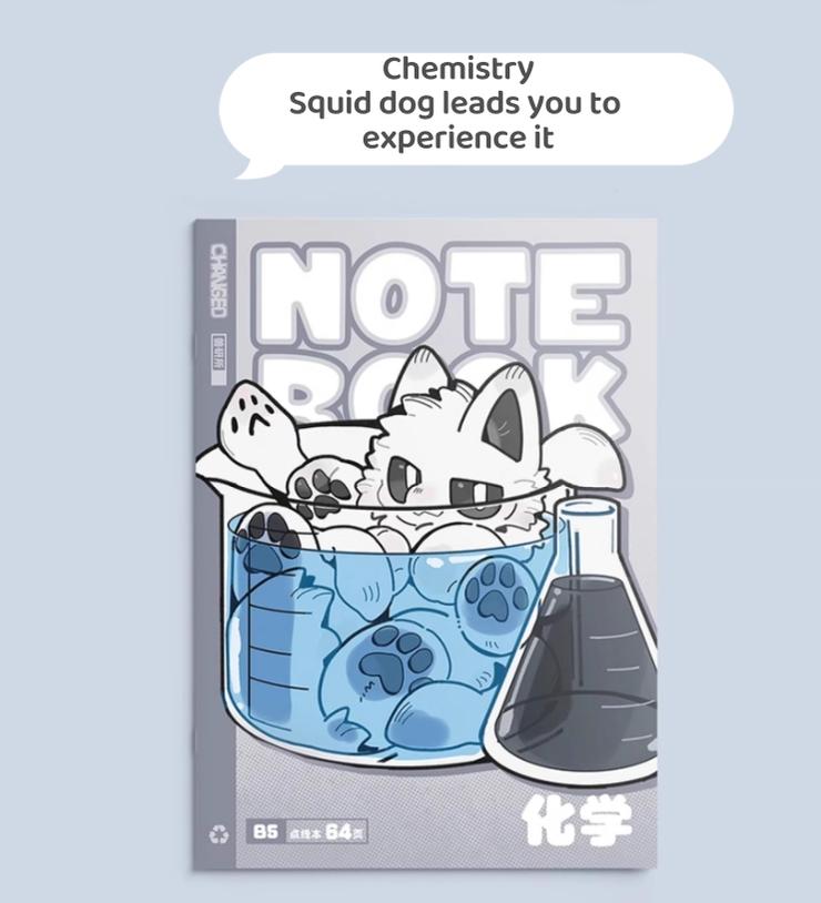 Changed Furry Lab B5 Notebook For Homework - TOY - ACC - 82205 - Changed - 42shops