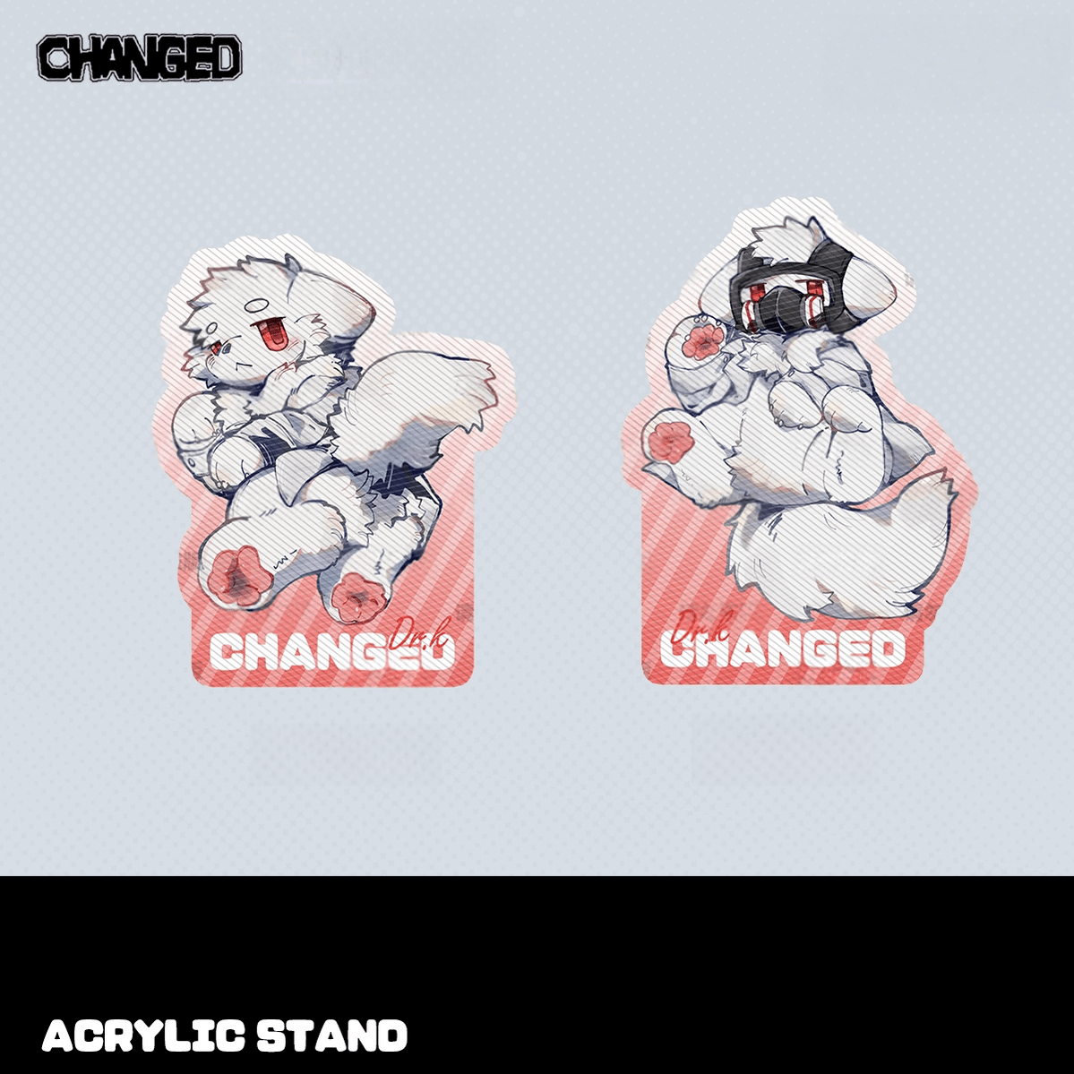 Changed Game Acrylic Standee, Puro, Shark and Dr. K 43778:785351