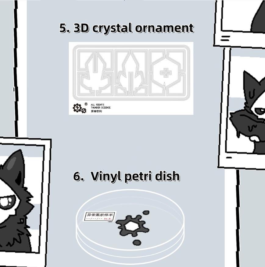Changed Game Vinyl File Bag Furry Lab Merchandise Portifolio – 42shops