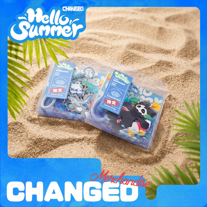 Changed Keychain, Acrylic Puro & Tiger Shark Pendant - TOY-ACC-985E03 - Changed - 42shops