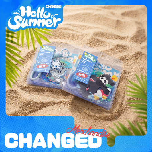 Changed Keychain, Acrylic Puro & Tiger Shark Pendant - TOY-ACC-985E03 - Changed - 42shops