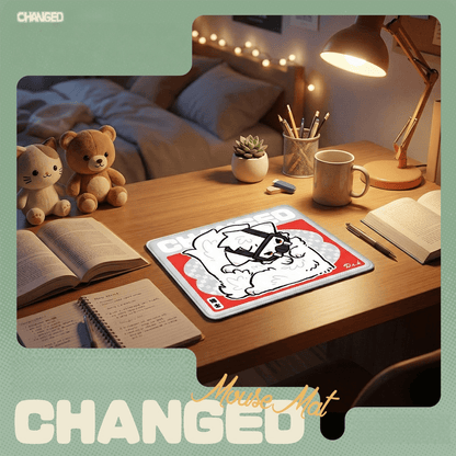 Changed Official Mouse Pads, Puro, Shark, Dr. K, Squid Dog - TOY-ACC-979E02 - Changed - 42shops