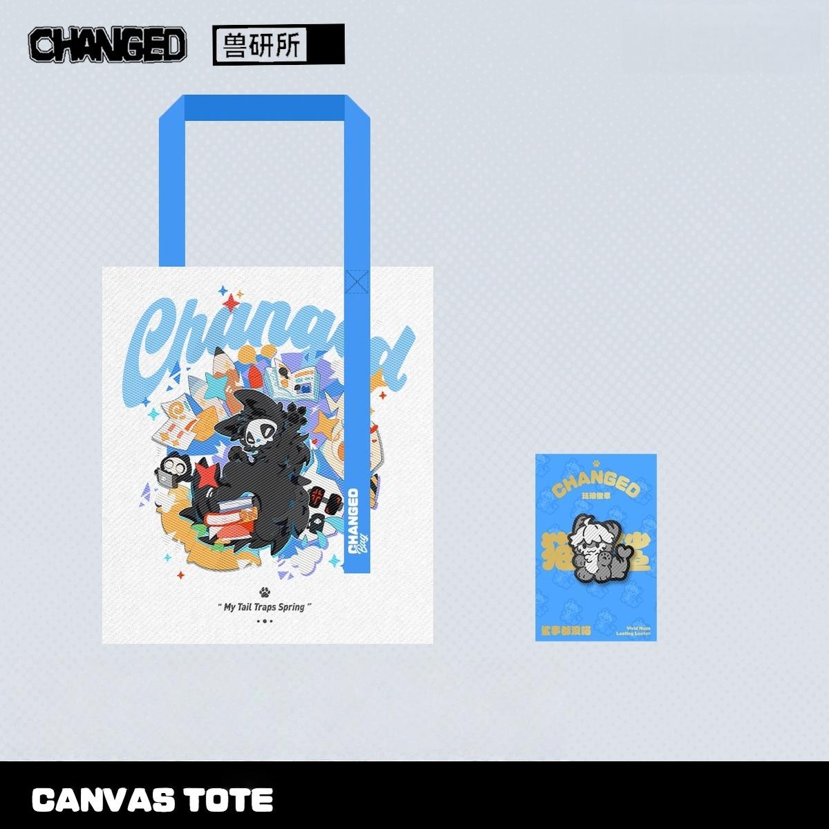 Changed Official, Puro Canvas Bag, Shark Badge - TOY - ACC - 94503 - Changed - 42shops