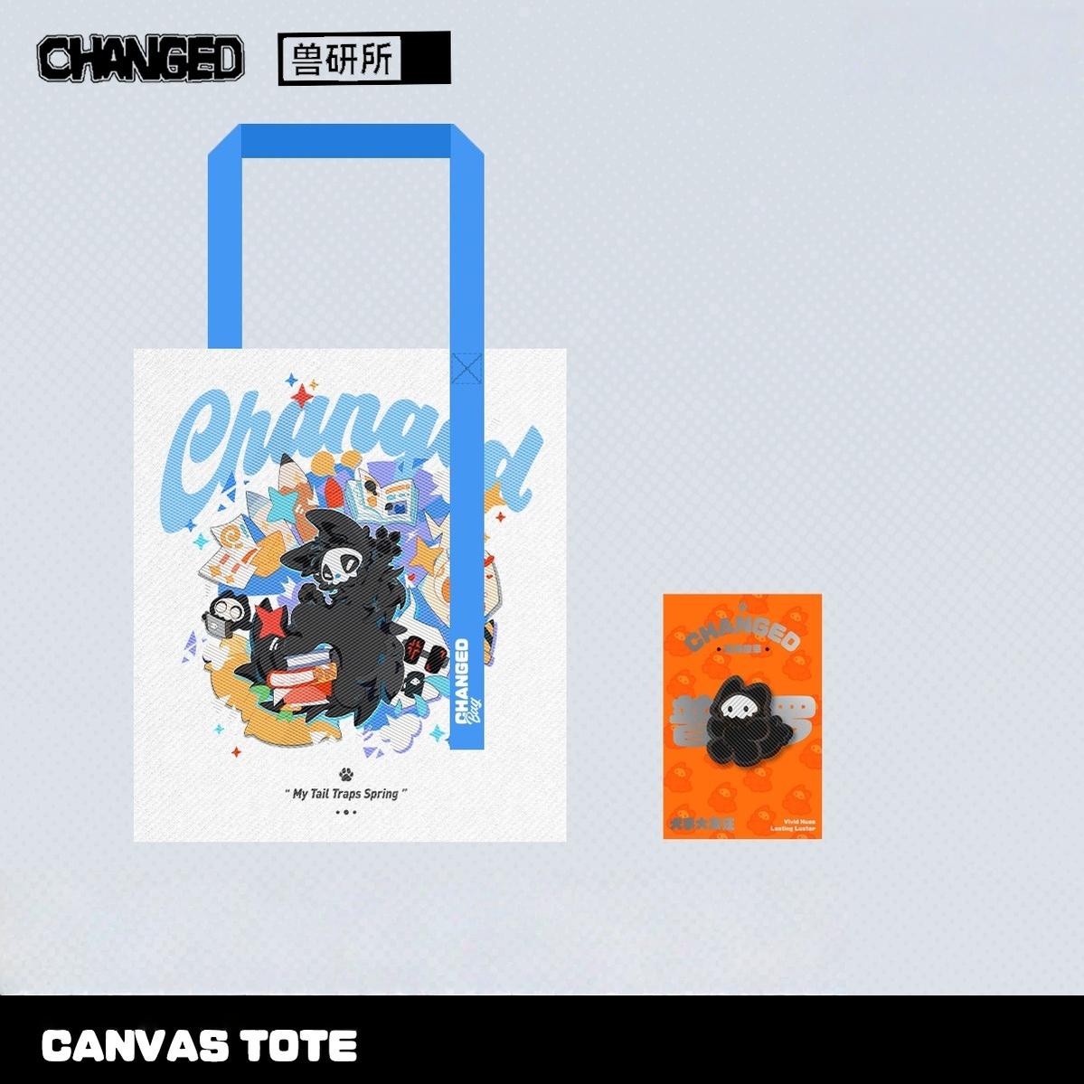 Changed Official, Puro Canvas Bag, Shark Badge - TOY - ACC - 94502 - Changed - 42shops