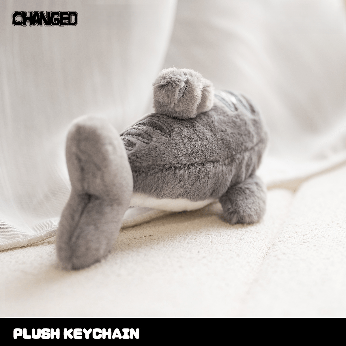 Changed Official Shark Cotton Tail Keychain 43779:785838