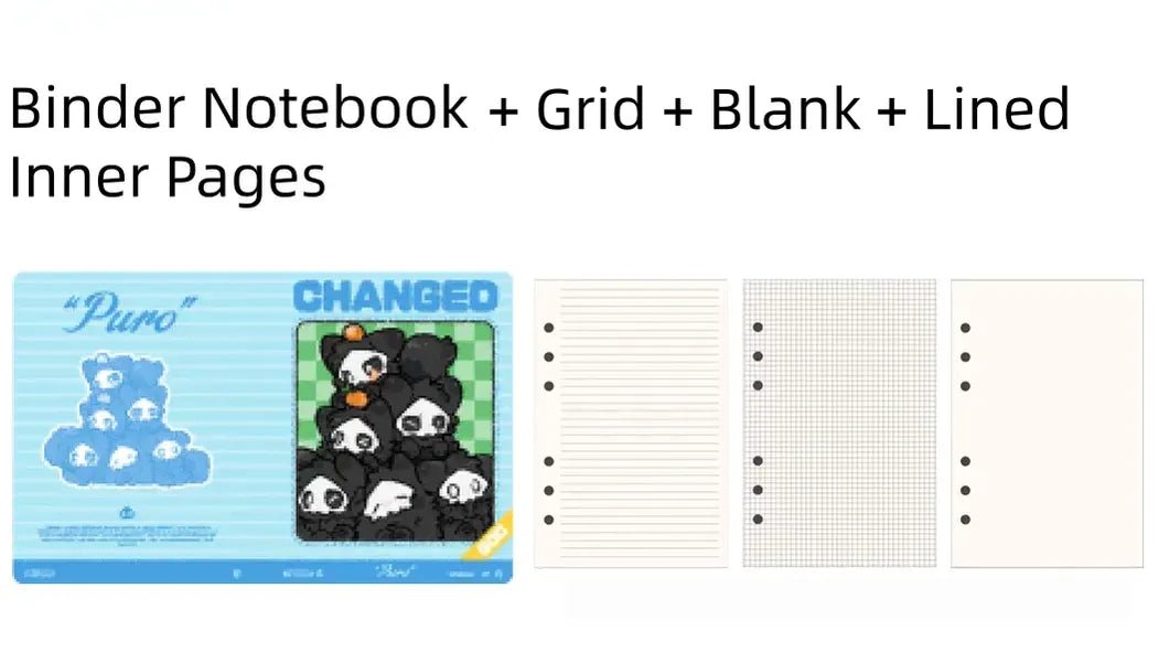 Changed Puro A5 Loose Leaf Notebook - TOY-ACC-995E04 - Changed - 42shops