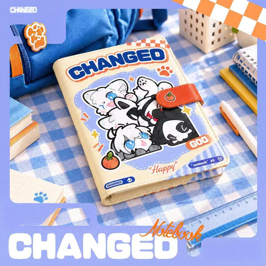 Changed Puro A5 PU Loose Leaf Notebook - TOY-ACC-1000E01 - Changed - 42shops