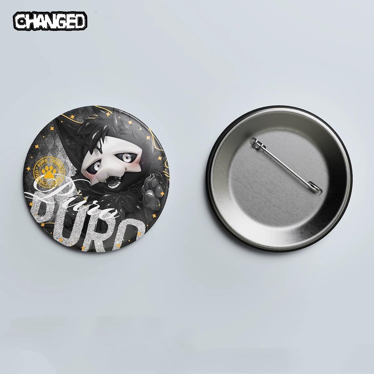 Changed Puro Badge Double Flashing Tinplate Badge - TOY - ACC - 81501 - Changed - 42shops